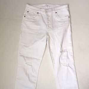 Sts Blue White Denim Ellie High Rise Jean | Distressed Jeans | Size 29